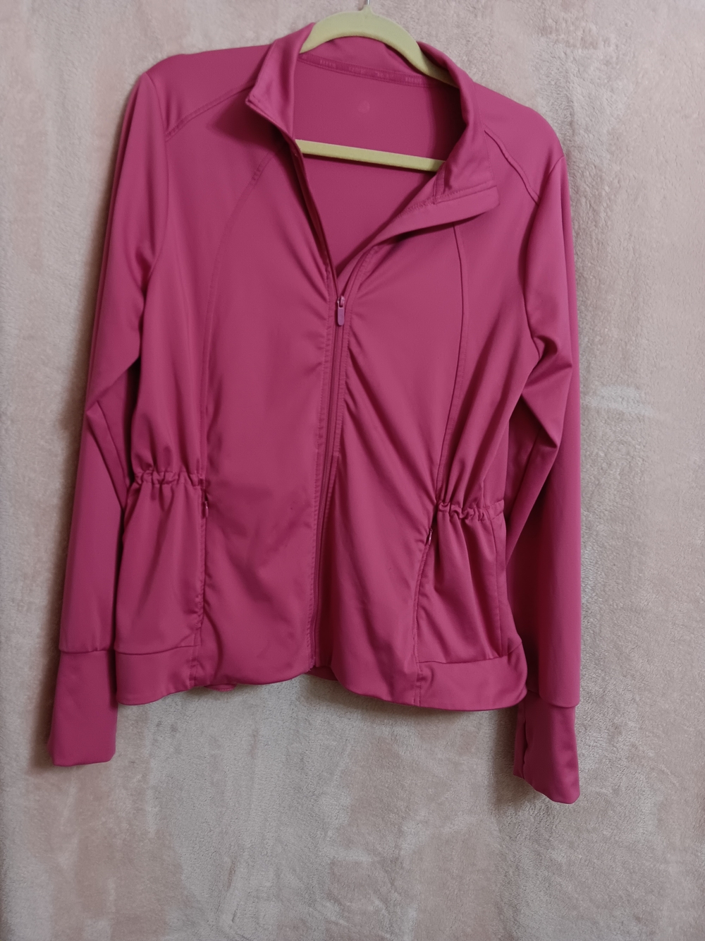 Women’s Pink Zip-Front Active Jacket
